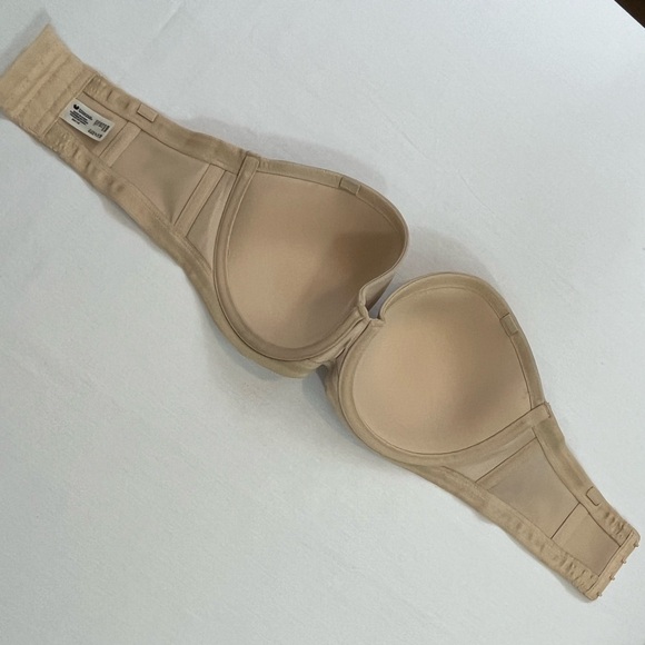 Wacoal 34DD/E Red Carpet Strapless UW Underwire Bra -
Nude/Beige 854119 - Picture 5 of 9